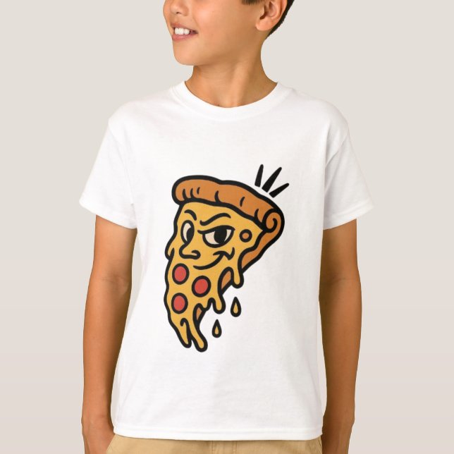 🍕 Fräck Pizzabit T Shirt (Framsida)