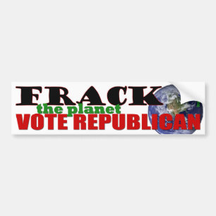 Frack planet bildekal