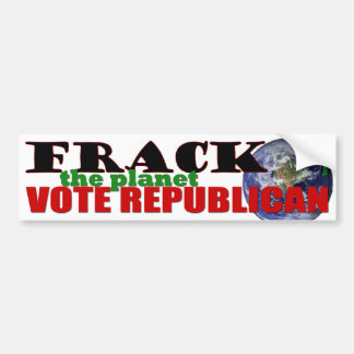 Frack planet bildekal
