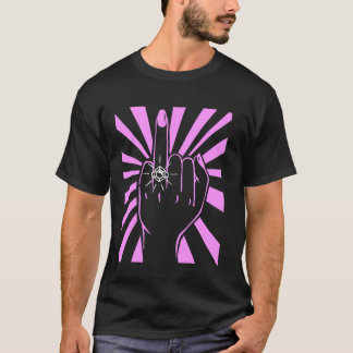 Fräck Ringfinger Bröllop Möhippa Nygift Design T Shirt