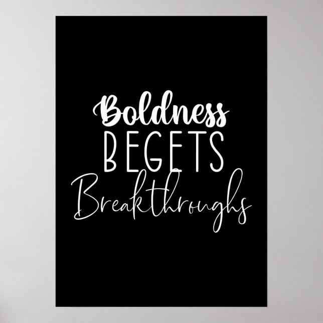 Fräckhet - Gym Hustle Success Motivational Poster (Framsidan)