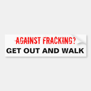 Fracking bildekal, vit bildekal