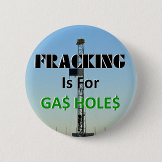 Fracking för gasar hål knapp