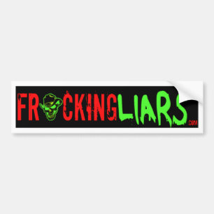 Fracking Liars Bildekal
