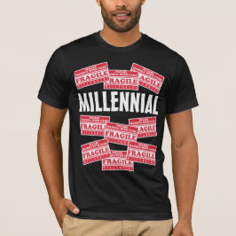 Fräcklig, flerårig, skön med varsamhet t-shirt