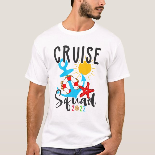 Fräcklig kryssruta 2022 Sailing Cruising Tropical T Shirt (Framsida)
