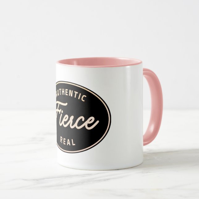 Fräckt, autentiskt, äkta kaffe mugg (Framsida höger)