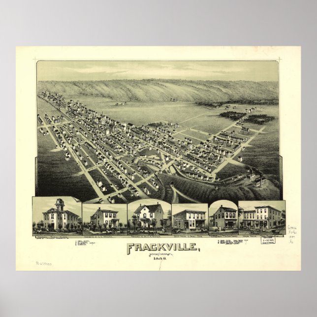Frackville, Pennsylvania (1889) Poster (Framsidan)