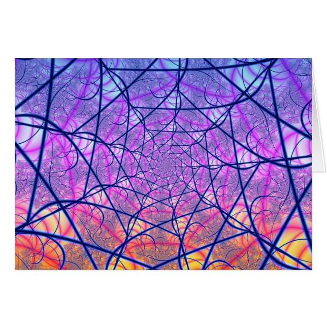 Fractal 0422060210 hälsningskort (Framsidan Horizontal)
