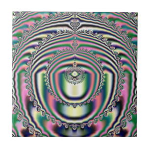 Fractal 10-sida kakelplatta
