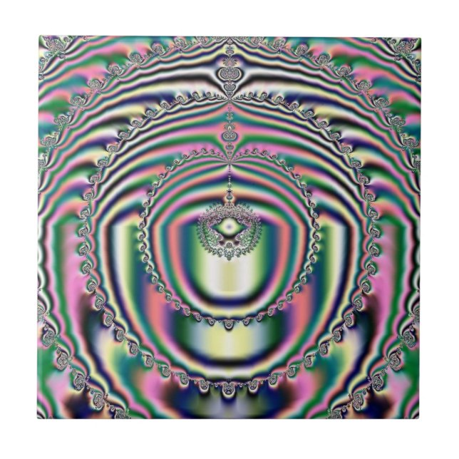 Fractal 10-sida kakelplatta (Framsidan)