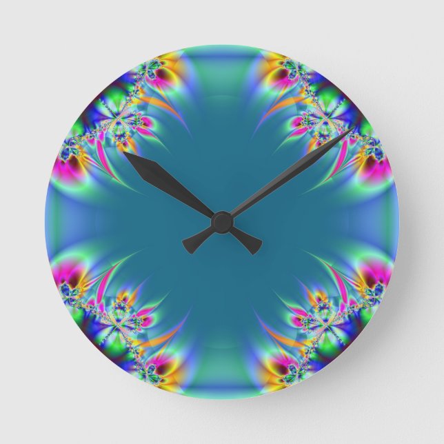 Fractal 124 rund klocka (Framsida)