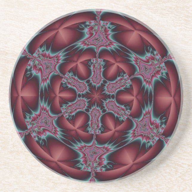 Fractal 12 Underlägg Sandsten (Framsidan)
