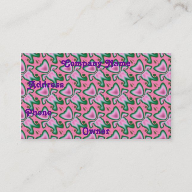 Fractal 18, Affärskort Visitkort (Framsida)