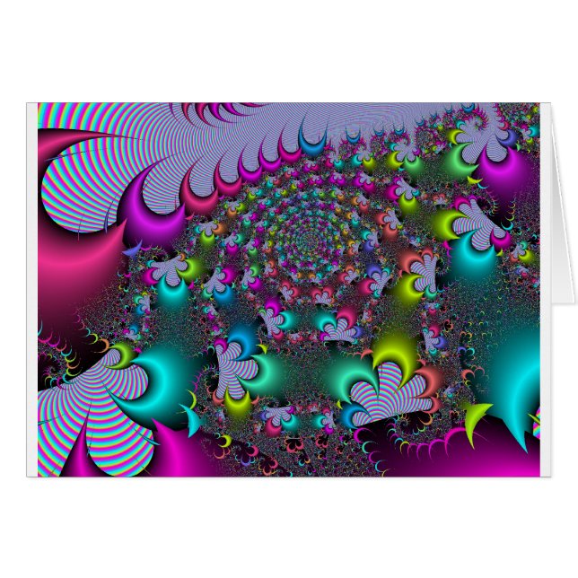 Fractal 318-C Hälsningskort (Framsidan Horizontal)