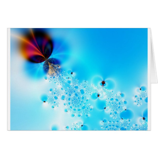 Fractal 515-C Hälsningskort (Framsidan Horizontal)