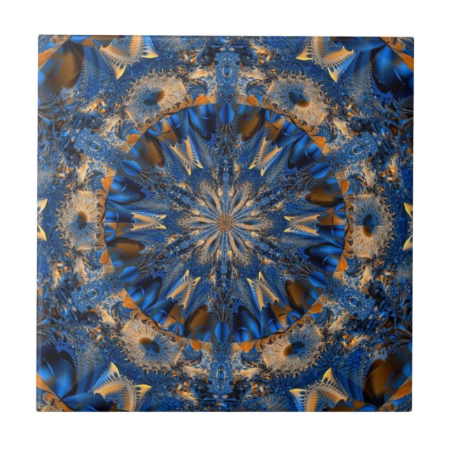 Fractal 52 Sida Kakelplatta (Framsidan)