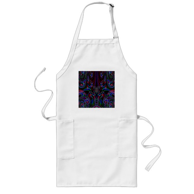 Fractal 53, Apron Långt Förkläde (Framsidan)