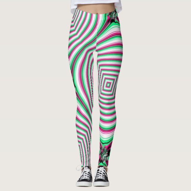 Fractal 55 skinn leggings (Framsida)