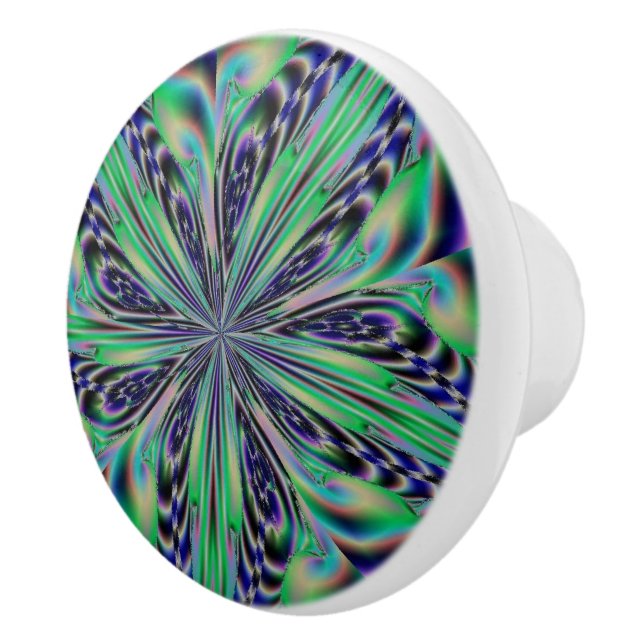 Fractal 5 keramisk knopp (Höger)