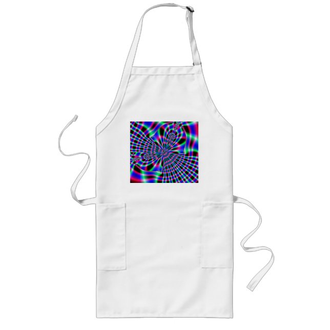 Fractal 66, Apron Långt Förkläde (Framsidan)