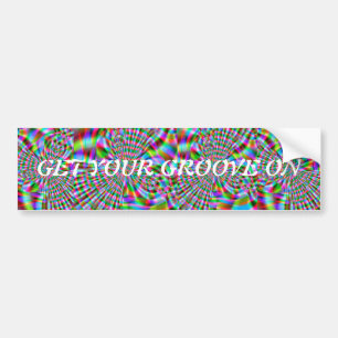 Fractal 74, sätt på Groove, stötfångare Bildekal