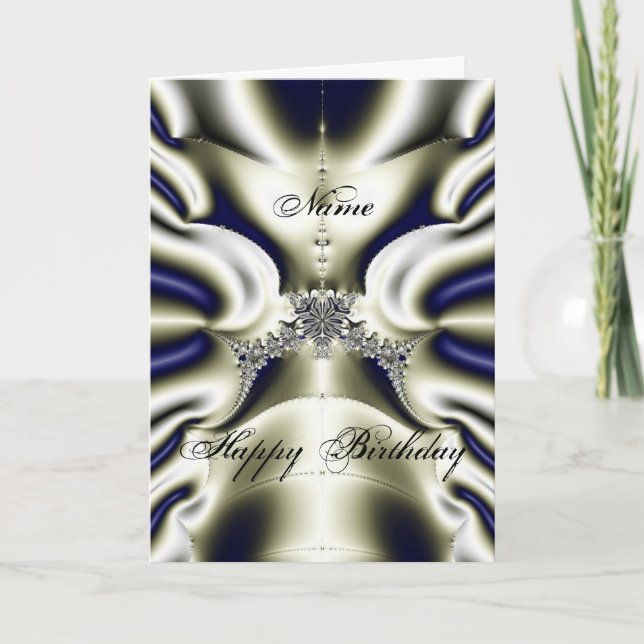 Fractal 85,Födelsedagarkort Kort (Framsida)