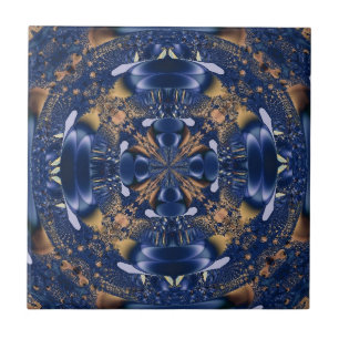 Fractal 8-panel kakelplatta