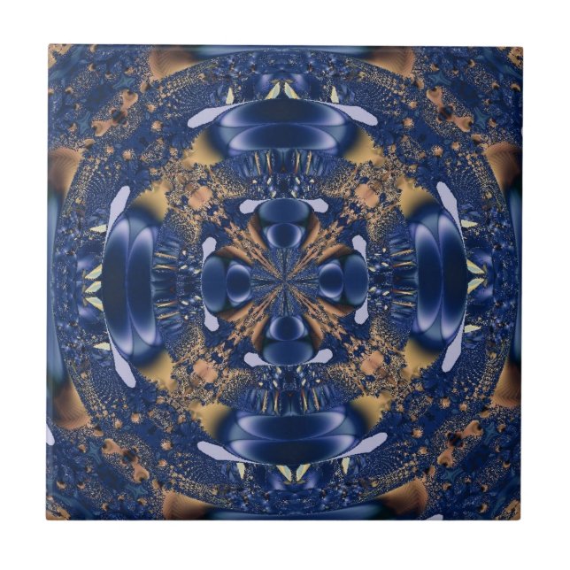 Fractal 8-panel kakelplatta (Framsidan)