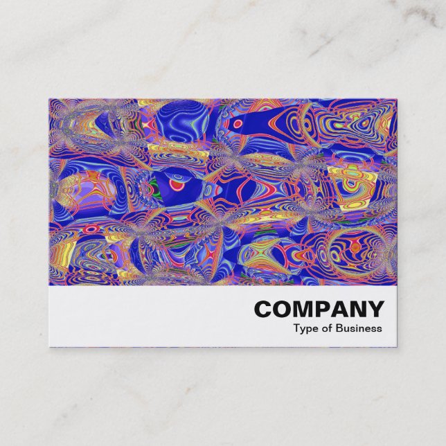 Fractal Abstrakt 061012a Visitkort (Framsida)