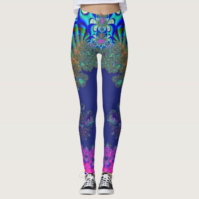 Fractal ALien Leggings (Framsida)
