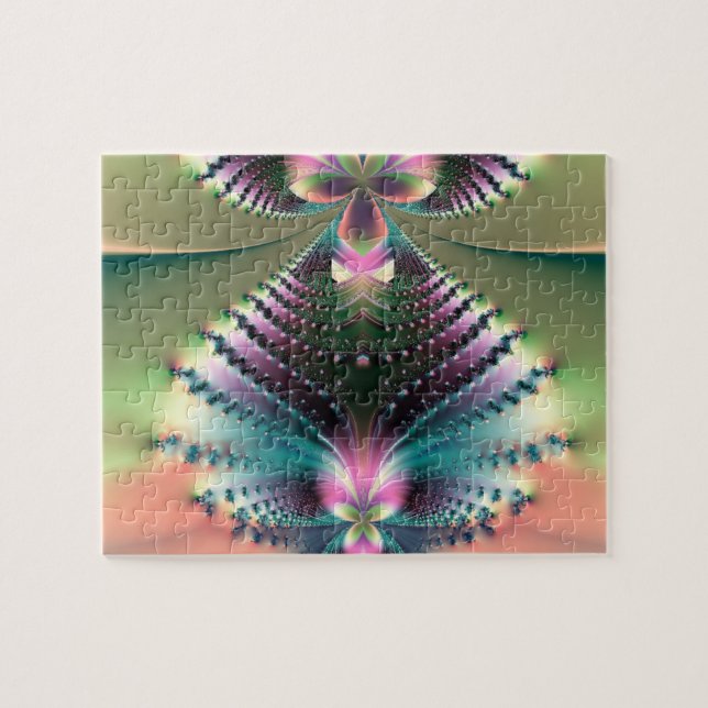 Fractal Älskare som Jigszle Puzzle Pussel (Horisontell)