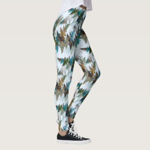 Fractal Arktisk kamouflage Leggings