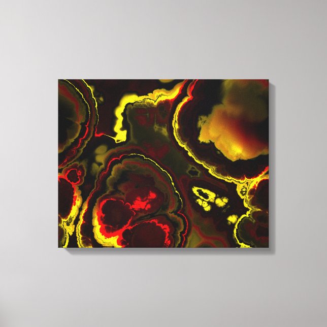 Fractal Art 1-3, omformad arbetsyta Canvastryck (Framsida)