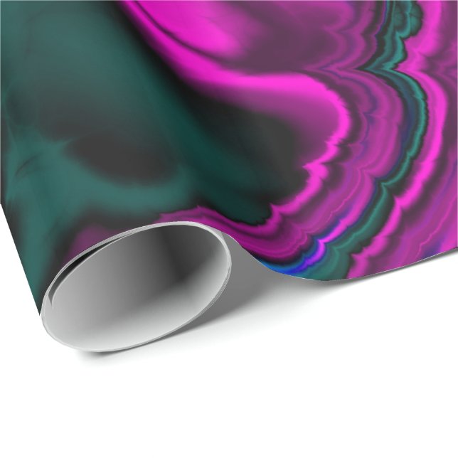 Fractal Art 1-8 Papper för omformning Presentpapper (Rullad Hörn)