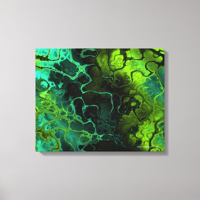 Fractal Art 1-9 Wrapped Canvas (Framsida)