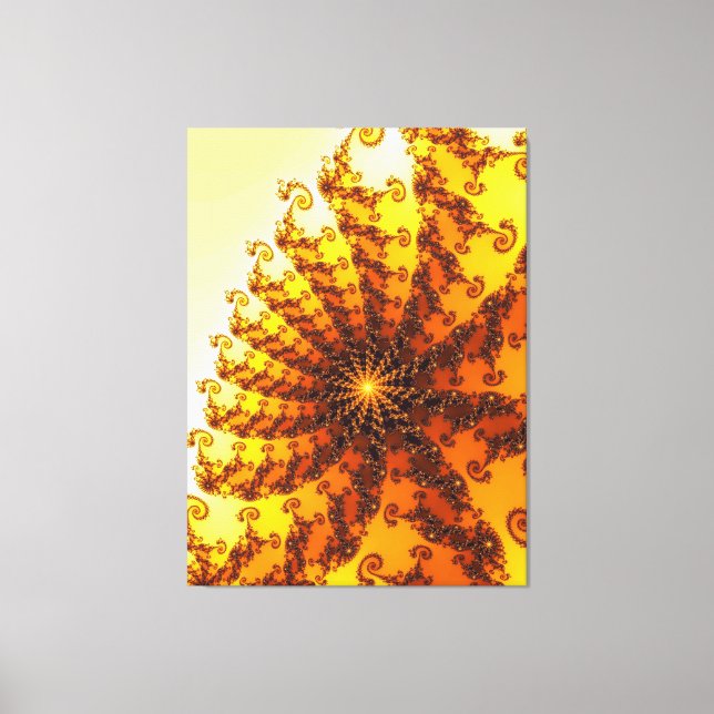 Fractal Art 22 arbetsyta Canvastryck (Framsida)