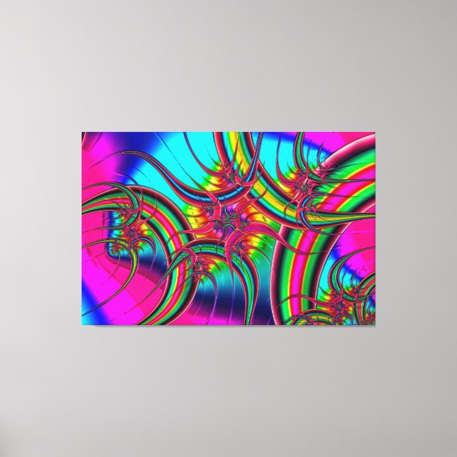 Fractal Art 23 arbetsyta Canvastryck (Framsida)
