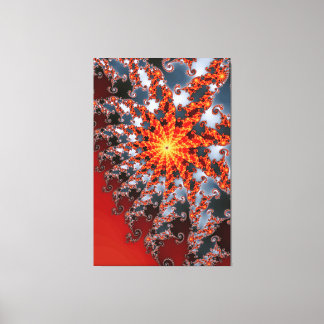 Fractal Art 25 arbetsyta med omformad arbetsyta Canvastryck