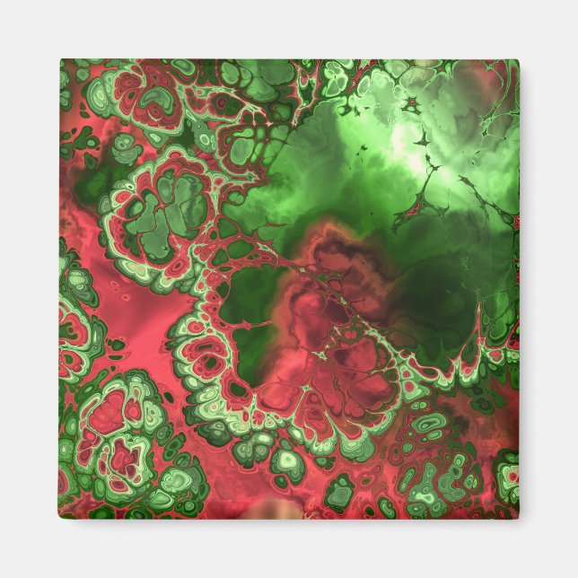 Fractal Art 2-4-magnet Magnet (Framsidan)