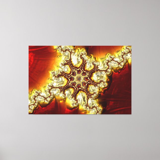 Fractal Art 34 Wrapped Canvas (Framsida)