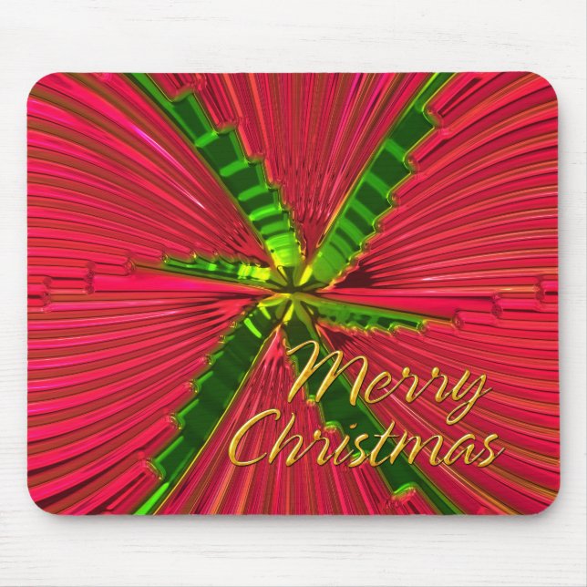 Fractal Art 40 God jul Options Mousepad Musmatta (Framsidan)