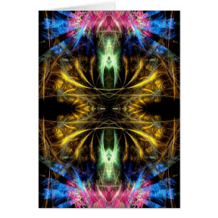 Fractal ART #85 Hälsningskort