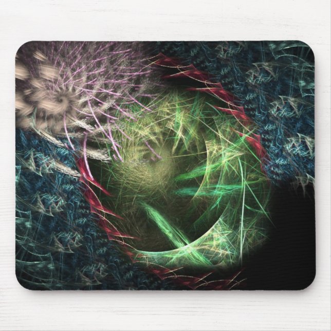 Fractal Art Abstrakt #077 Mousepad Musmatta (Framsidan)