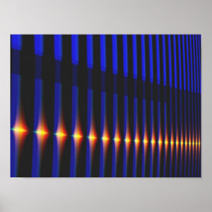 Fractal Art Bra för Abstrakt av Bridge Coola Poster