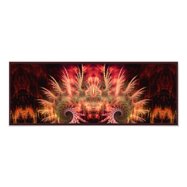 Fractal Art: Earth Royale Photo Fototryck (Framsidan)