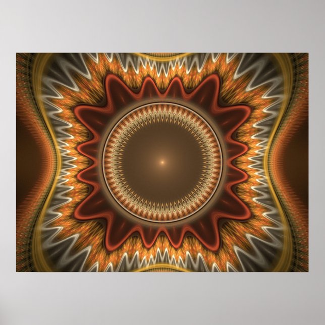 Fractal Art Grand Julian Fractal 21 Poster (Framsidan)