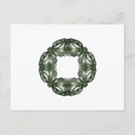 Fractal Art-julfransens andetag Helg Vykort