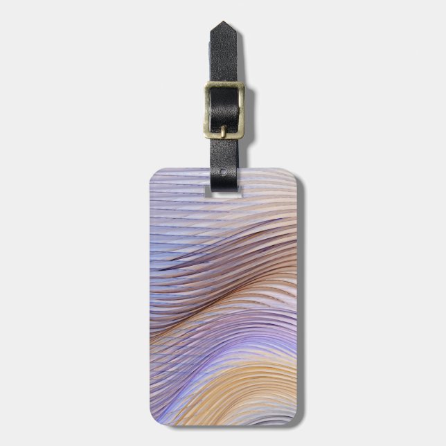 Fractal Art Luggage Tag Bagagebricka (Vertikal Framsida)