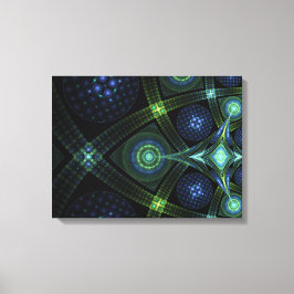 Fractal Art Mandala Universe Stretched Print Canvastryck